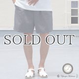 Naturemier™ (ナチュレミア) TECH リネンライク メランジツイル 2タック ワイド イージーショーツ【MADE IN JAPAN】『日本製』 / Upscape Audience