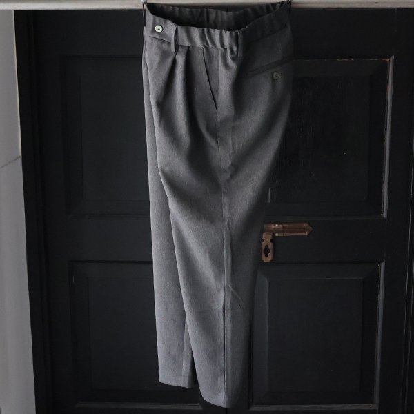 画像11: Naturemier™️(ナチュレミア)TECH リネンライク メランジツイル 2タック テーパード イージーパンツ【MADE IN JAPAN】『日本製』【送料無料】/ Upscape Audience