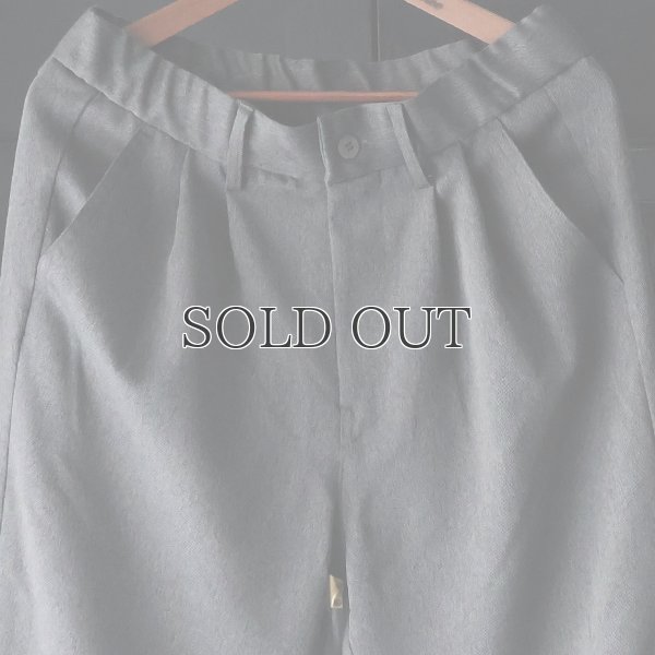 画像13: Naturemier™️（ナチュレミア）TECH リネンライク メランジツイル 2タック テーパード イージーパンツ【MADE IN JAPAN】『日本製』【送料無料】/ Upscape Audience