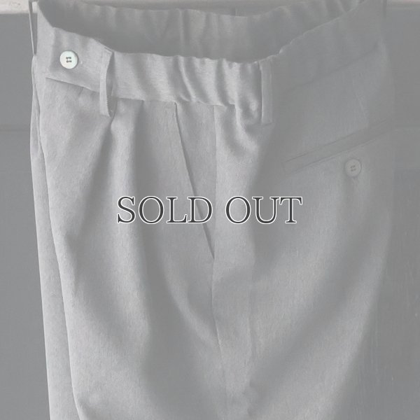 画像15: Naturemier™️（ナチュレミア）TECH リネンライク メランジツイル 2タック テーパード イージーパンツ【MADE IN JAPAN】『日本製』【送料無料】/ Upscape Audience