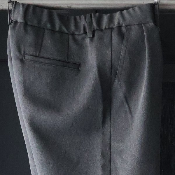 画像16: Naturemier™️(ナチュレミア)TECH リネンライク メランジツイル 2タック テーパード イージーパンツ【MADE IN JAPAN】『日本製』【送料無料】/ Upscape Audience