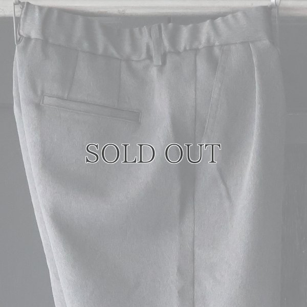 画像16: Naturemier™️（ナチュレミア）TECH リネンライク メランジツイル 2タック テーパード イージーパンツ【MADE IN JAPAN】『日本製』【送料無料】/ Upscape Audience