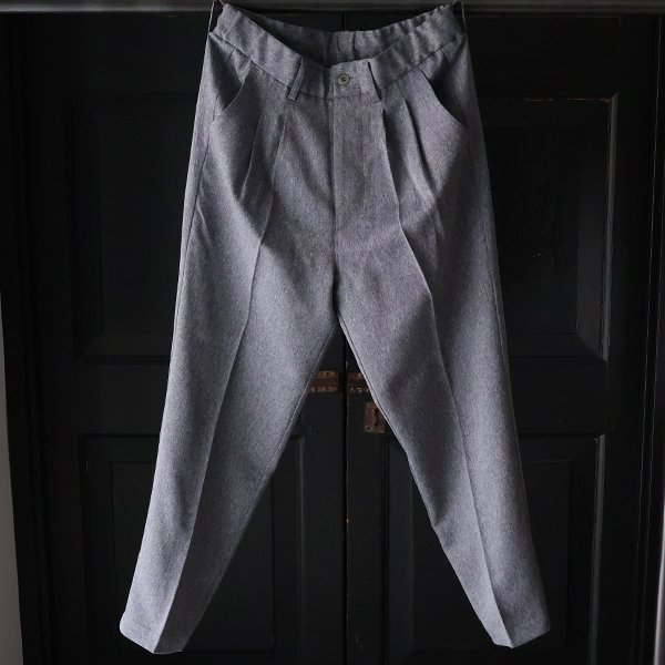 画像7: Naturemier™️(ナチュレミア)TECH リネンライク メランジツイル 2タック テーパード イージーパンツ【MADE IN JAPAN】『日本製』【送料無料】/ Upscape Audience