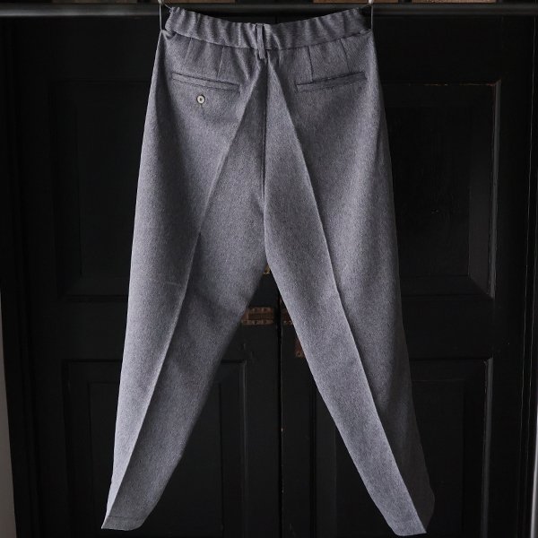 画像8: Naturemier™️(ナチュレミア)TECH リネンライク メランジツイル 2タック テーパード イージーパンツ【MADE IN JAPAN】『日本製』【送料無料】/ Upscape Audience