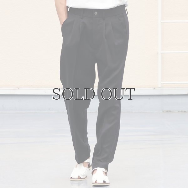 画像3: Naturemier™️（ナチュレミア）TECH リネンライク メランジツイル 2タック テーパード イージーパンツ【MADE IN JAPAN】『日本製』【送料無料】/ Upscape Audience