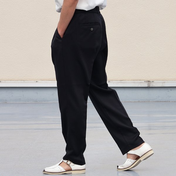 画像5: Naturemier™️(ナチュレミア)TECH リネンライク メランジツイル 2タック テーパード イージーパンツ【MADE IN JAPAN】『日本製』【送料無料】/ Upscape Audience