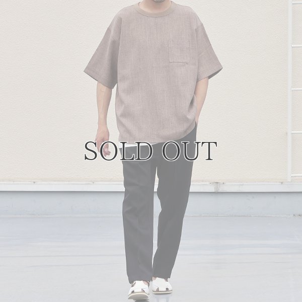画像6: Naturemier™️（ナチュレミア）TECH リネンライク メランジツイル 2タック テーパード イージーパンツ【MADE IN JAPAN】『日本製』【送料無料】/ Upscape Audience