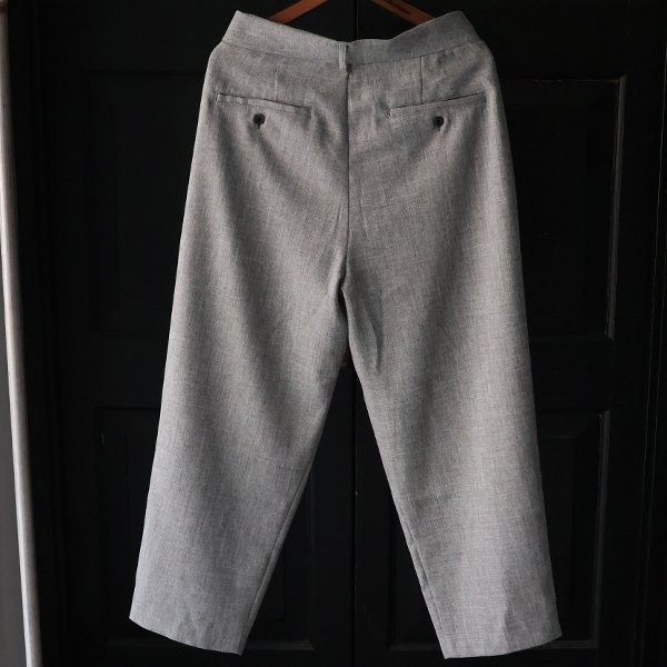 画像21: Naturemier™️（ナチュレミア）TECH リネンライク メランジクロス 1タック ワイド イージーパンツ【MADE IN JAPAN】『日本製』/ Upscape Audience