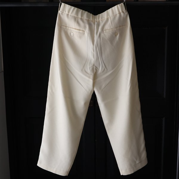 画像9: Naturemier™️（ナチュレミア）TECH リネンライク メランジクロス 1タック ワイド イージーパンツ【MADE IN JAPAN】『日本製』/ Upscape Audience