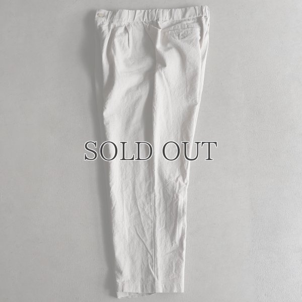 画像4: 「和歌山」綿麻ビンテージソフトキャンバス 2タック イージーワイドパンツ【MADE IN JAPAN】『日本製』 / Upscape Audience