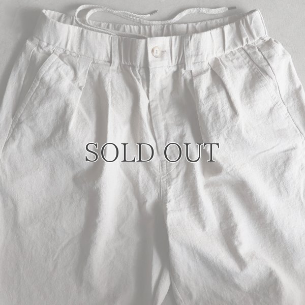 画像6: 「和歌山」綿麻ビンテージソフトキャンバス 2タック イージーワイドパンツ【MADE IN JAPAN】『日本製』 / Upscape Audience