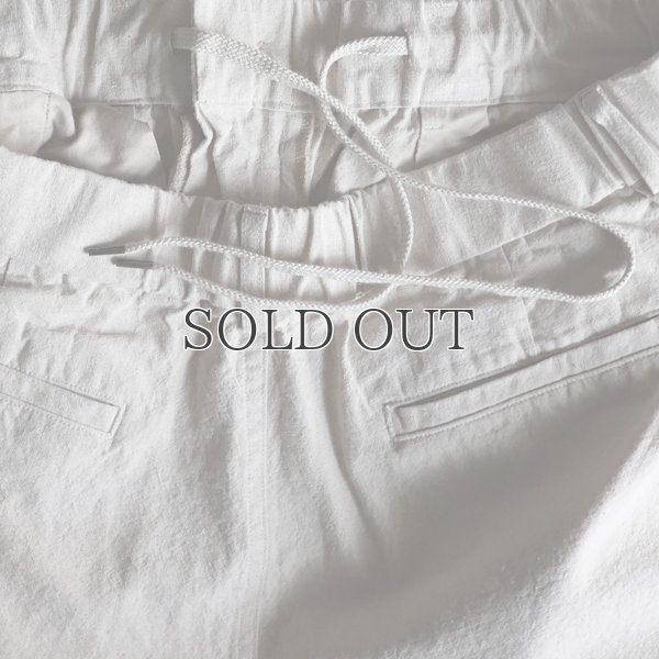 画像9: 「和歌山」綿麻ビンテージソフトキャンバス 2タック イージーワイドパンツ【MADE IN JAPAN】『日本製』 / Upscape Audience