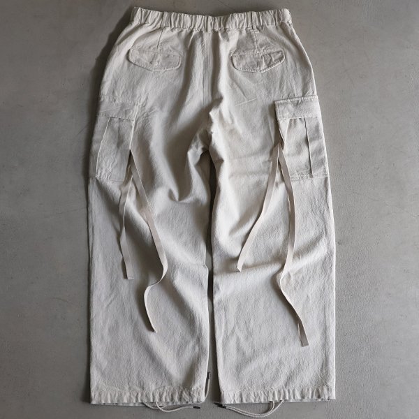 画像17: 綿麻キャンバス M-65 US ARMY カーゴ イージーパンツ /Audience