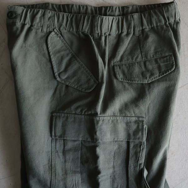 画像14: 綿麻キャンバス M-65 US ARMY カーゴ イージーパンツ /Audience
