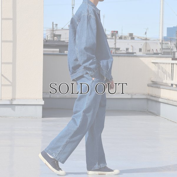 画像8: 10オンス デニム 2タック イージー ワイドパンツ【送料無料】/ Audience