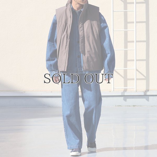 画像9: 10オンス デニム 2タック イージー ワイドパンツ【送料無料】/ Audience