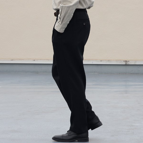 画像4: Naturemier TM (ナチュレミア)　TECH リネンライク メランジクロス 2タック イージー テーパードパンツ【MADE IN JAPAN】『日本製』【送料無料】/ Upscape Audience