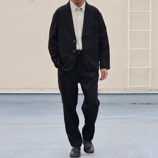 画像5: Naturemier TM (ナチュレミア)　TECH リネンライク メランジクロス 2タック イージー テーパードパンツ【MADE IN JAPAN】『日本製』【送料無料】/ Upscape Audience