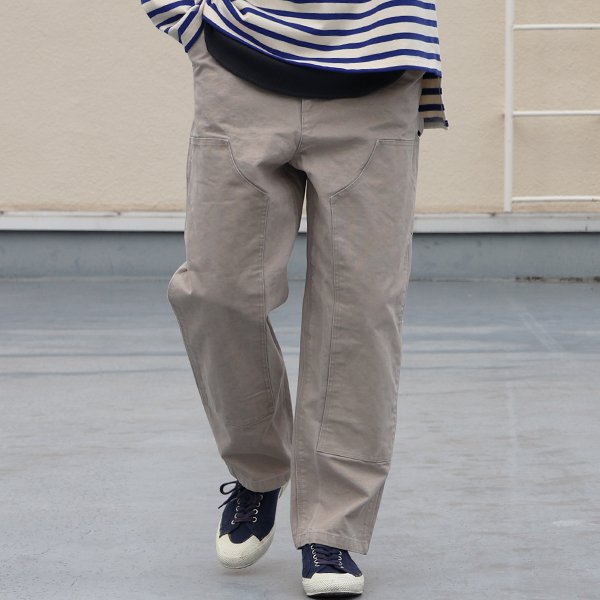 画像3: 高密度ダック ダブルニー ペインター イージーパンツ【送料無料】/ Audience
