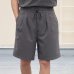 画像2: Naturemier™ (ナチュレミア) TECH リネンライクトロワッシャー 2タック イージーショーツ【MADE IN JAPAN】『日本製』 / Upscape Audience (2)