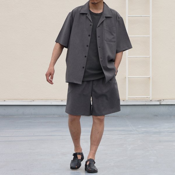 画像5: Naturemier™ (ナチュレミア) TECH リネンライクトロワッシャー 2タック イージーショーツ【MADE IN JAPAN】『日本製』 / Upscape Audience