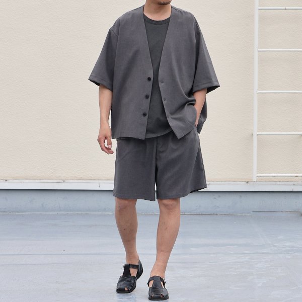 画像6: Naturemier™ (ナチュレミア) TECH リネンライクトロワッシャー 2タック イージーショーツ【MADE IN JAPAN】『日本製』 / Upscape Audience