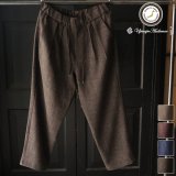 Naturemier TM (ナチュレミア) TECH リネンライク メランジツイル 2タック ワイド イージーパンツ【MADE IN JAPAN】『日本製』【送料無料】/ Upscape Audience