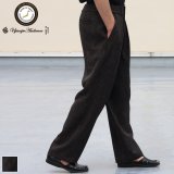 Naturemier TM (ナチュレミア) TECH リネンライク メランジツイル 2タック ワイド イージーパンツ【MADE IN JAPAN】『日本製』【送料無料】/ Upscape Audience
