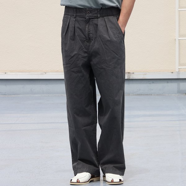 画像5: ピグメント 馬布 (ホースクロス) 2タック ワイド イージーパンツ /Audience