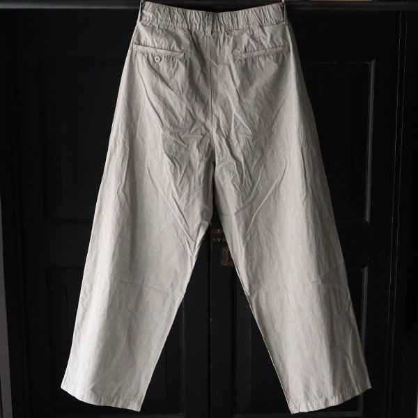 画像9: ピグメント 馬布 (ホースクロス) 2タック ワイド イージーパンツ /Audience