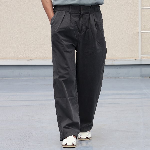 画像6: ピグメント 馬布 (ホースクロス) 2タック ワイド イージーパンツ /Audience