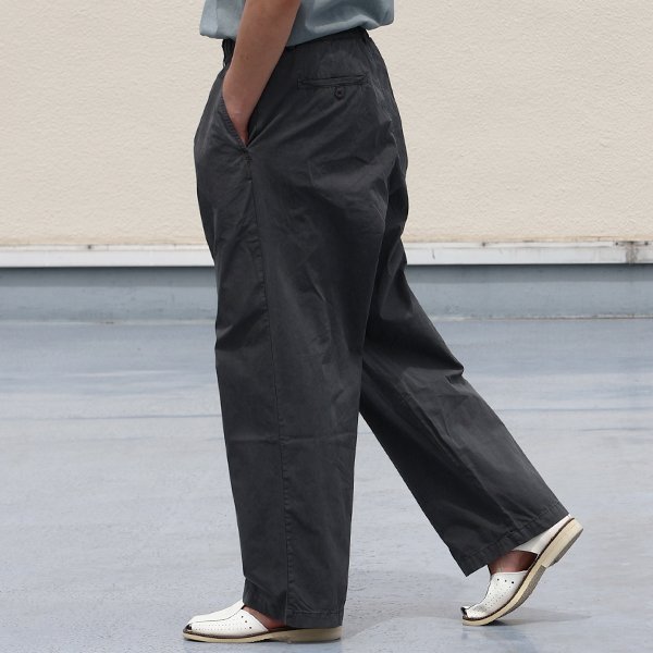 画像7: ピグメント 馬布 (ホースクロス) 2タック ワイド イージーパンツ /Audience