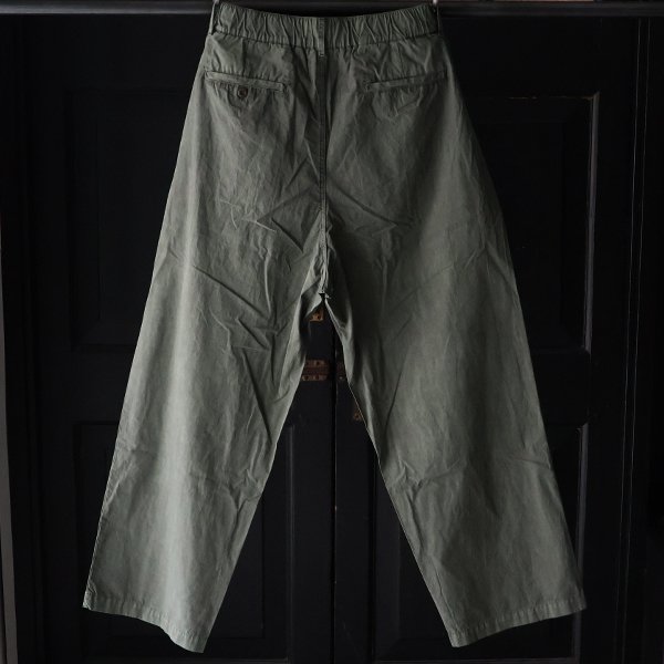 画像13: ピグメント 馬布 (ホースクロス) 2タック ワイド イージーパンツ /Audience