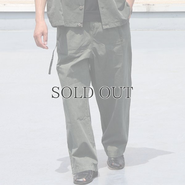 画像3: ピグメント 馬布 (ホースクロス) 2タック ワイド イージーパンツ /Audience