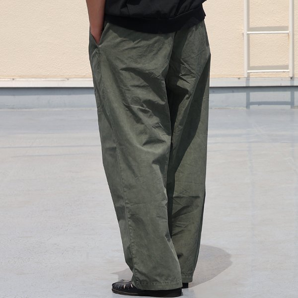 画像7: ピグメント 馬布 (ホースクロス) 2タック ワイド イージーパンツ /Audience【ご予約・2月上旬〜下旬予定】