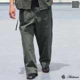 ピグメント 馬布 (ホースクロス) 2タック ワイド イージーパンツ /Audience