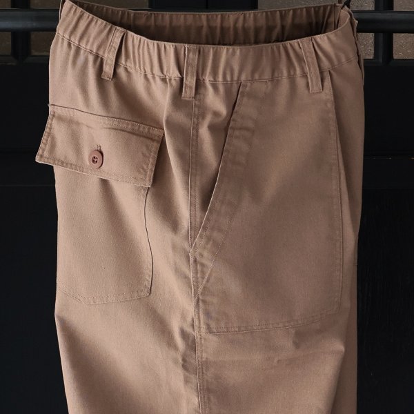 画像19: 綿麻ビンテージキャンバス 1タックベイカー カーヴド イージーパンツ 【送料無料】/Audience