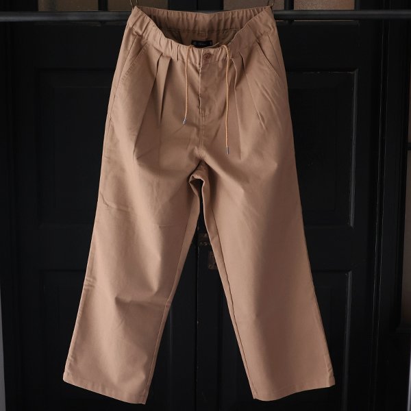 画像13: 綿麻ビンテージキャンバス 2タック ワイド イージーパンツ 【送料無料】/Audience