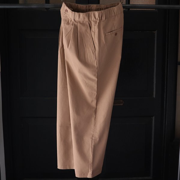 画像15: 綿麻ビンテージキャンバス 2タック ワイド イージーパンツ 【送料無料】/Audience