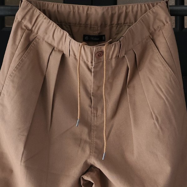 画像17: 綿麻ビンテージキャンバス 2タック ワイド イージーパンツ 【送料無料】/Audience