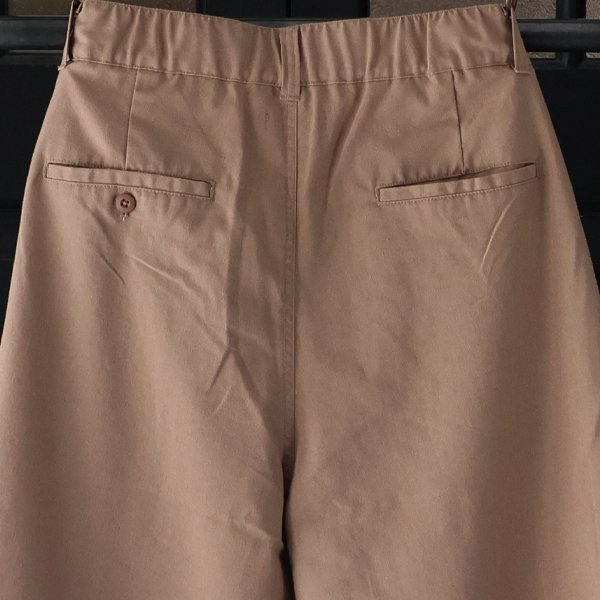 画像18: 綿麻ビンテージキャンバス 2タック ワイド イージーパンツ 【送料無料】/Audience