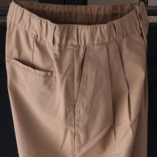 画像20: 綿麻ビンテージキャンバス 2タック ワイド イージーパンツ 【送料無料】/Audience