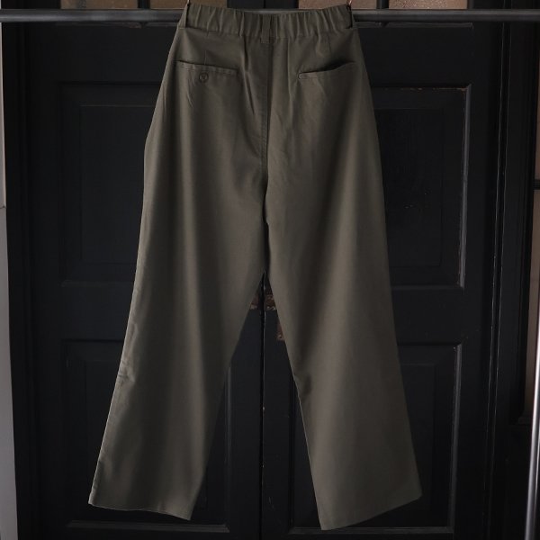 画像8: 綿麻ビンテージキャンバス 2タック ワイド イージーパンツ 【送料無料】/Audience