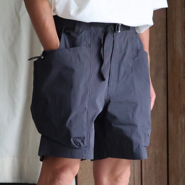 画像14: 綿ナイロンキャンバス サイドドローコード ビックポケット カーゴ イージーショーツ /Audience