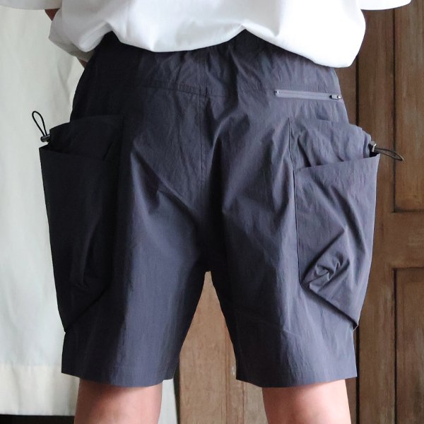 画像17: 綿ナイロンキャンバス サイドドローコード ビックポケット カーゴ イージーショーツ /Audience