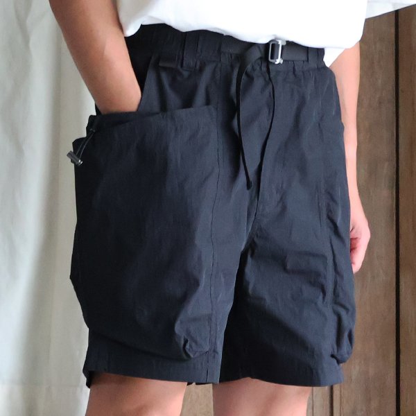 画像11: 綿ナイロンキャンバス サイドドローコード ビックポケット カーゴ イージーショーツ /Audience