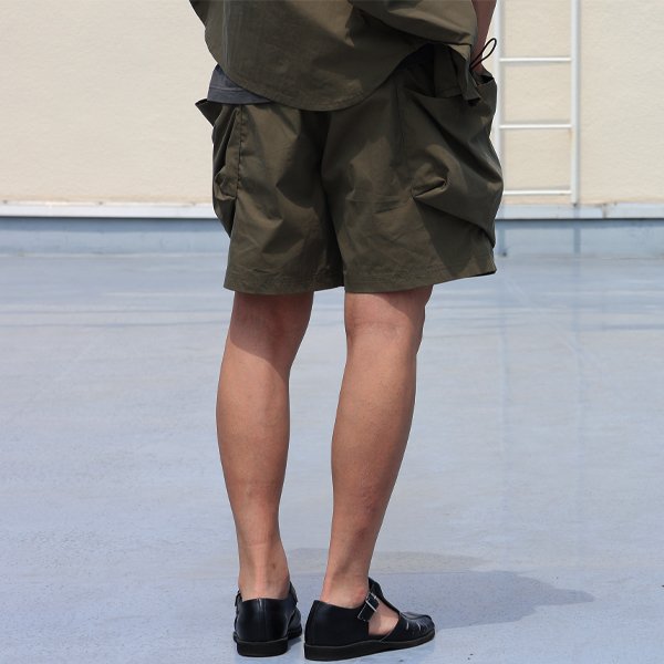 画像10: 綿ナイロンキャンバス サイドドローコード ビックポケット カーゴ イージーショーツ /Audience