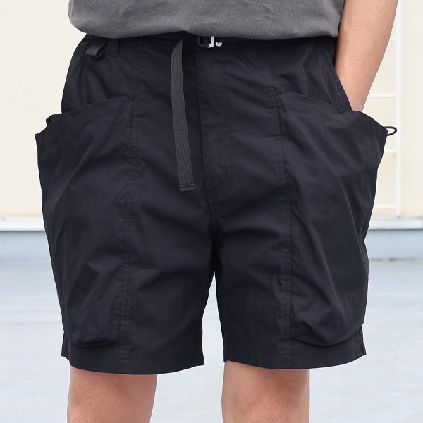 画像4: 綿ナイロンキャンバス サイドドローコード ビックポケット カーゴ イージーショーツ /Audience