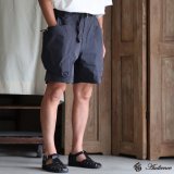 綿ナイロンキャンバス サイドドローコード ビックポケット カーゴ イージーショーツ /Audience