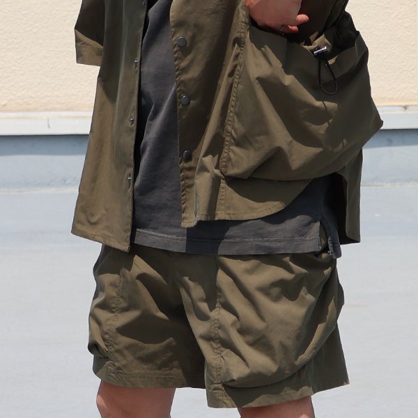 画像11: 綿ナイロンキャンバス サイドドローコード ビックポケット カーゴ イージーショーツ /Audience